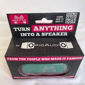 Origaudio ROCK-IT 3.0 Vibration Speaker System Turn Anything Into a Speaker Teal